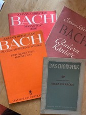 Konvolut 4x Hefte J. S. Bach