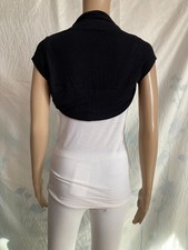 Bolero schwarz, kurzarm