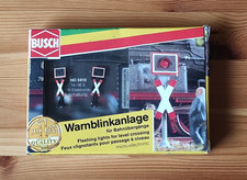 Busch 5910 Warnblinkanlage für Bahnübergang Spur H0 incl Elektronik in OVP