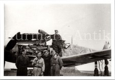 E422 Foto Wehrmacht Archiv Repro Luftwaffe Flugzeug Me109 JG3 Motor Details !
