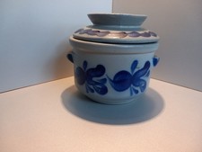 Keramik Steingut Blau