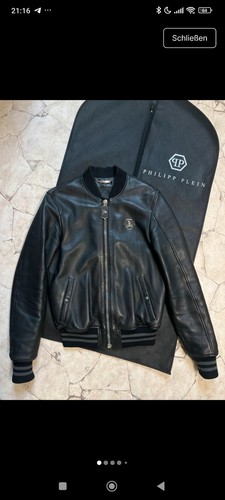 Phillip plein lederjacke m - phillip,