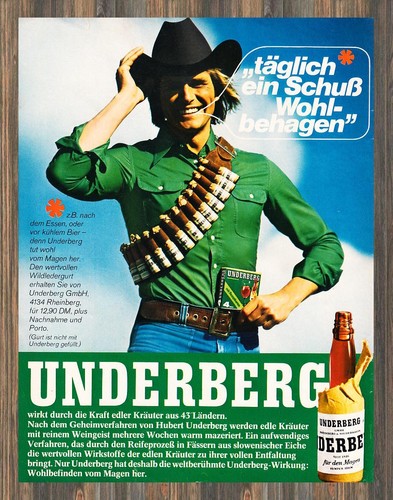 Underberg reklame - underberg,