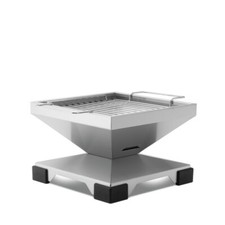 Edelstahl tischgrill holzkohle - tischgrill,