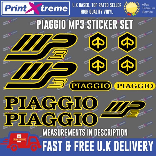 Piaggio mp3 aufkleber - piaggio,