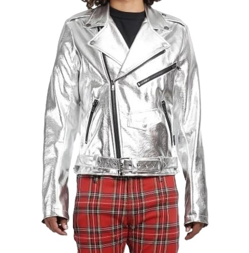 Herren echtleder silber - herren,