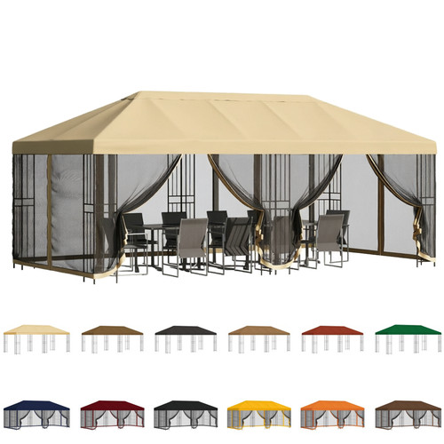 Pavillon 6x3m gazebo - 6x3m,