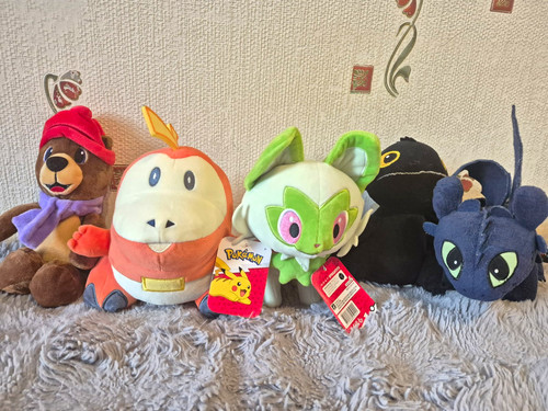 Pokémon plüschtiere set - pokémon,