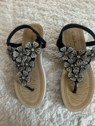 Sandalen strass gr 40 - m.,