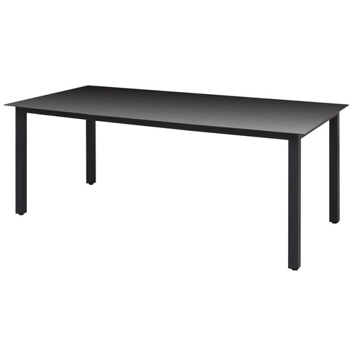 Gartentisch schwarz glas - gartentisch,