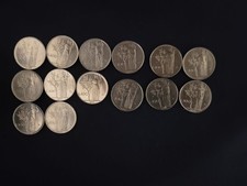 100 Italienische Lire Münzen Kupfer/Nickel 