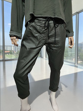 Kunstleder Joggpants Hose