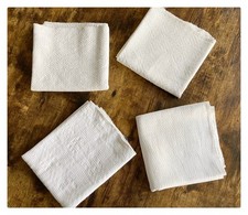 ❤️ ALT 4er Set LEINEN-Tücher 120 x 40 LANDHAUSSTIL Geschirrtücher 