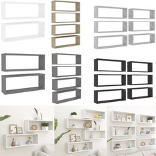 2/4/6x Würfelregal 60x15x23cm