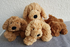 Hermann Teddy Hunde Set Schlenkerhund Welpen Stofftiere Kuscheltier