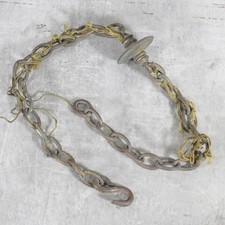 78cm Kette massiv Pendelleuchte Kronleuchter Lampenkette Lampe Vintage Haken