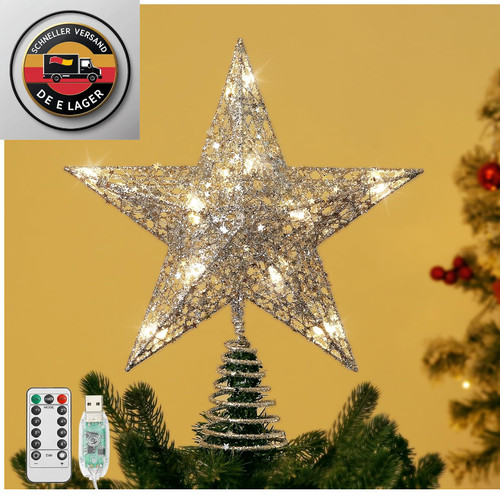 Weihnachtsbaumspitze mit