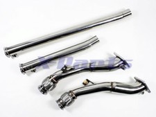 3" 76mm Hosenrohr Downpipe Audi S4 RS4 B5 2.7L Bi-Turbo EDELSTAHL mit Flexrohr