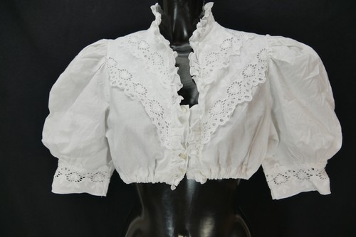 Dirndlbluse weiß bluse - gr.44,