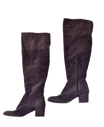 Graue overknees stiefel - graue,