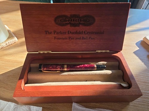 Parker duofold centennial - duofold, red