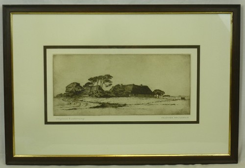 Radierung friesisches - (b1735),
