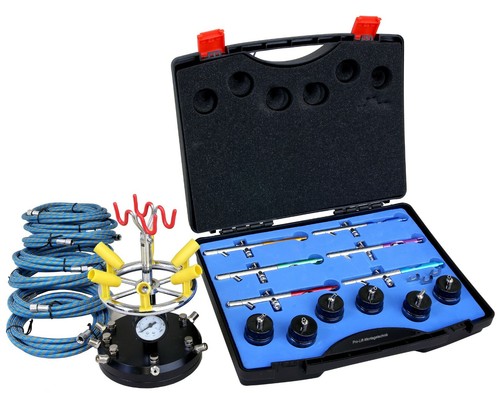 Airbrush studio mit pistolen - airbrush,