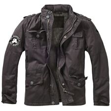 Männer Winter Jacke mit Kapuze im Kragen Biker MC Code Motorrad Spruch Support