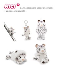 NICI Schneeleopard Eleni Snowbell - Variantenauswahl - Wärmflasche Schlüsselanhä
