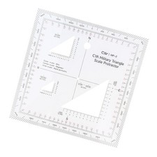 Militär Planzeiger coordinate scale Schablone für Taktische Zeichen aus Acryl