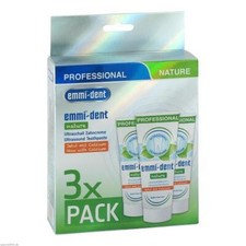EMMI-DENT Ultraschall Zahncreme nature Set 3 St PZN 13914888