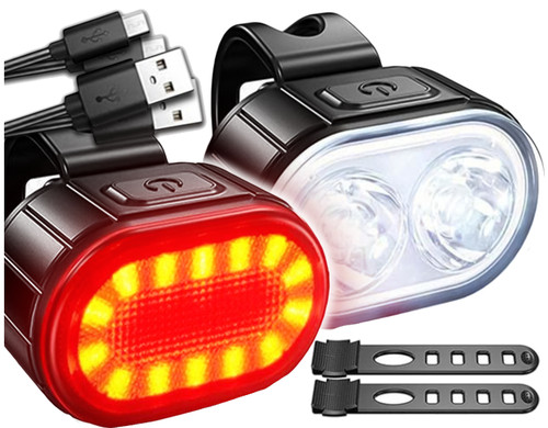 Fahrradlampe vorne und - , hinten