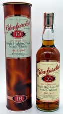 Whisky Glenfarclas Ten Years Old in Blechdose, Abüllung von 2005