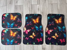 Fußmatten Auto Matte Teppich Schmetterling