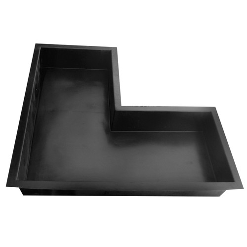 Gfk winkelbecken 140 - (schwarz),