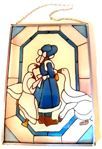 Tiffany glas fensterbild - glas,