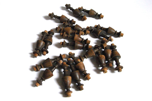 Antike kleine holz säulen - kleine,