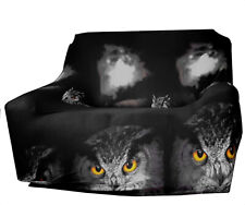 neu, Elastischer Couchbezug, Schoner, katzenhaushalt,Sofabezug, Zweisitze, Eulen