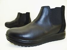 Joya London II Chelsea Stiefelette Boots Stiefel Damen Schuhe Leder Gr.41 Schwar