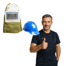 Strahlhelm Sandstrahlhelm Sandstrahler Helm Schutzhaube Sandstrahlmaske Farys