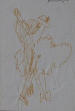 Tanzendes Paar in gelb |