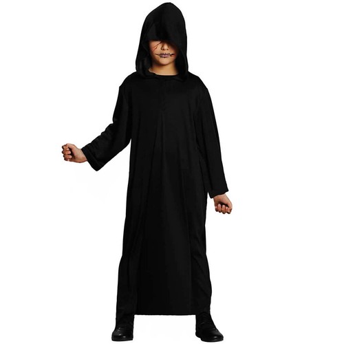 Schwarze kinder kapuzen robe - kinder, /