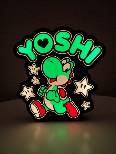 Yoshi led lampe - yoshi, retro