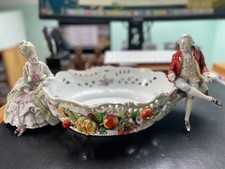 Porzellan Schale Figuren Rokoko Schierholz