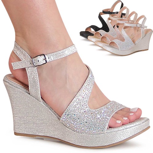Damen keil sandaletten - damen,