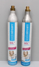 2x SODA Leerzylinder Co2 Flaschen Kohlensaure ,Leerflaschen