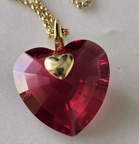 Swarovski heart bordeaux - swarovski,