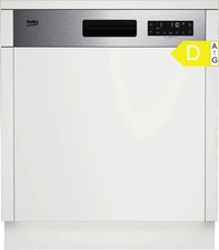 Einbau Geschirrspüler 60cm teilintegriert 15 Maßgedecke Edelstahl 44dB