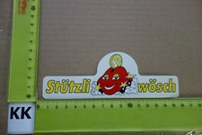 Alter Aufkleber Auto Motorrad LKW Fahrzeugpflege Waschanlage STÜTZLIWÖSCH