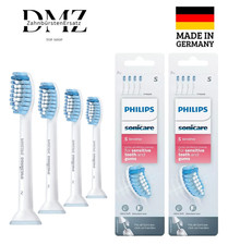 8er-Pack Philips Sonicare Original S Sensitive Standard-Schallzahnbürstenköpfe~